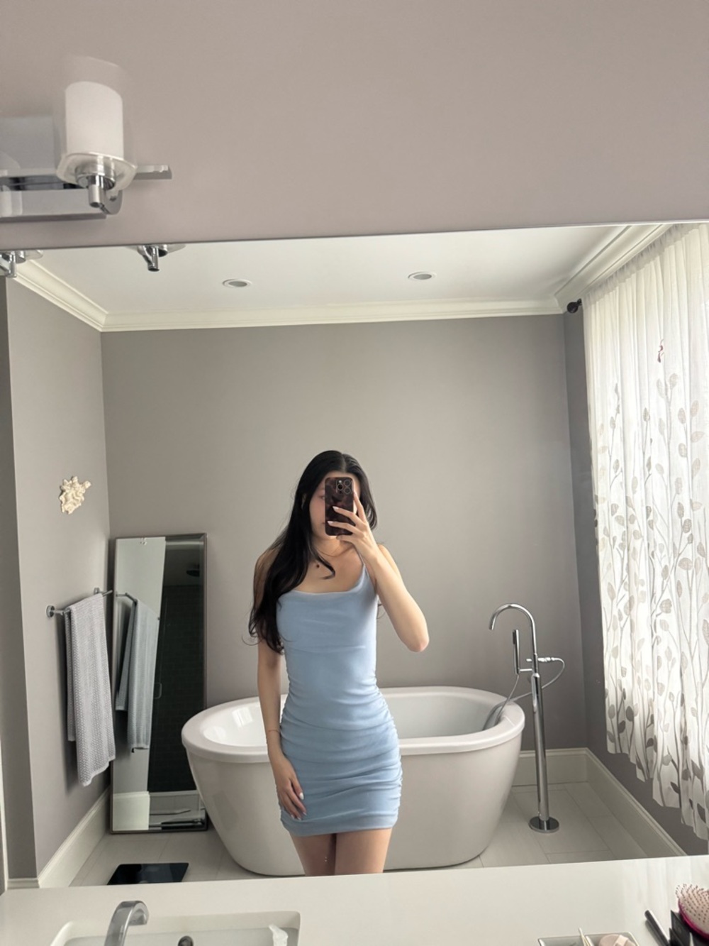 Light Blue Princess Polly Mini Dress